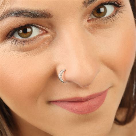 temporary nose piercing|fake nose piercings.